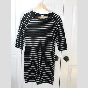 Merona Black and White Striped Dress